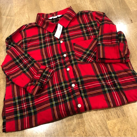 Old Navy Plaid Button Down Shirt - Picture 1 of 5